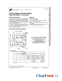 Datasheet DS7831 manufacturer National Semiconductor